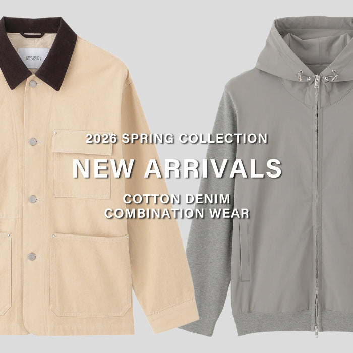 【MEN】NEW ARRIVALS | COTTON DENIM & COMBINATION WEAR