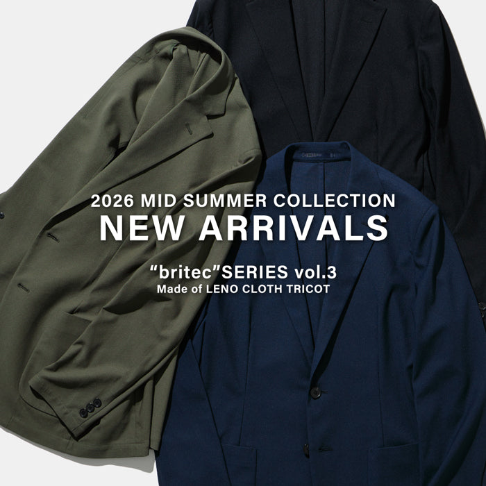 【MEN】NEW ARRIVALS | “britec”SERIES vol.3