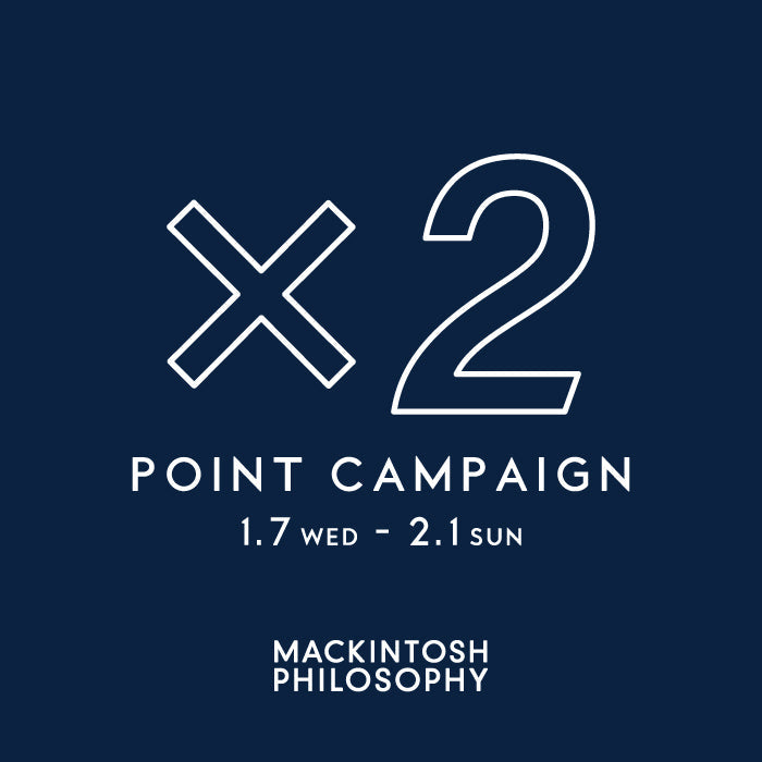 MACKINTOSH PHILOSOPHY | DOUBLE POINT CAMPAIGN