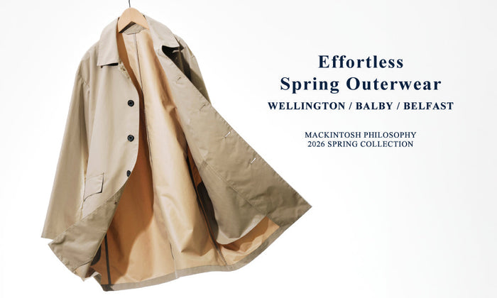 【MEN】Effortless Spring Outerwear by 26SS Collection