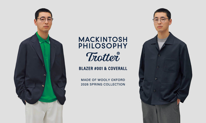 【MEN】TROTTER #001 SERIES | Made of WOOLY OXFORD