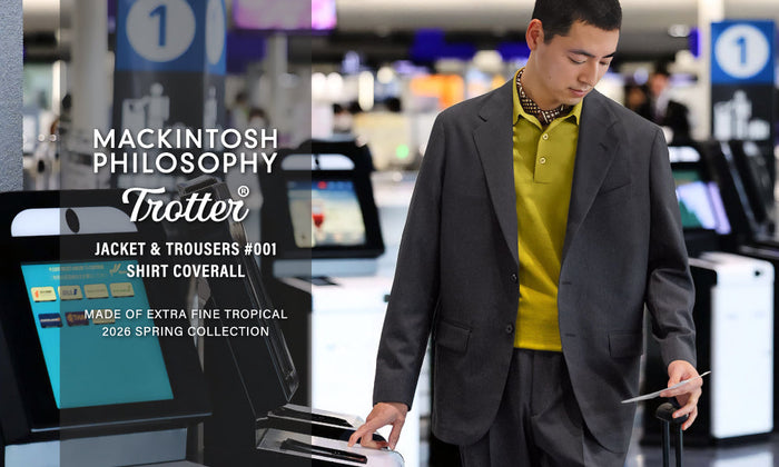 【MEN】TROTTER #001 SERIES | Made of EXTRA FINE TROPICAL