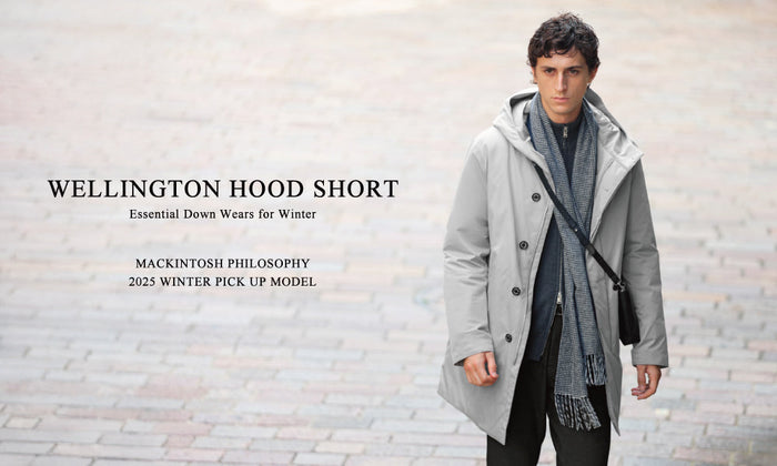 【MEN】2025 WINTER PICK UP MODEL | WELLINGTON HOOD SHORT