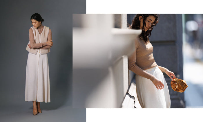 アウターを着ても、脱いでも素敵な人