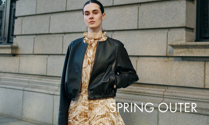 ― Spring Is Here ― 
余裕を感じさせる、大人のスプリングアウター