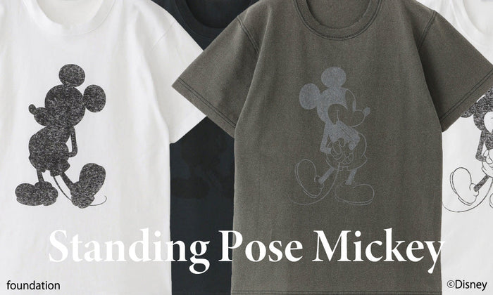 Standing Pose Mickey vol.2 / 第2弾ミッキーマウスデザインTシャツが登場