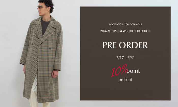 MACKINTOSH LONDON MEN | 2026AW PRE ORDER vo,1