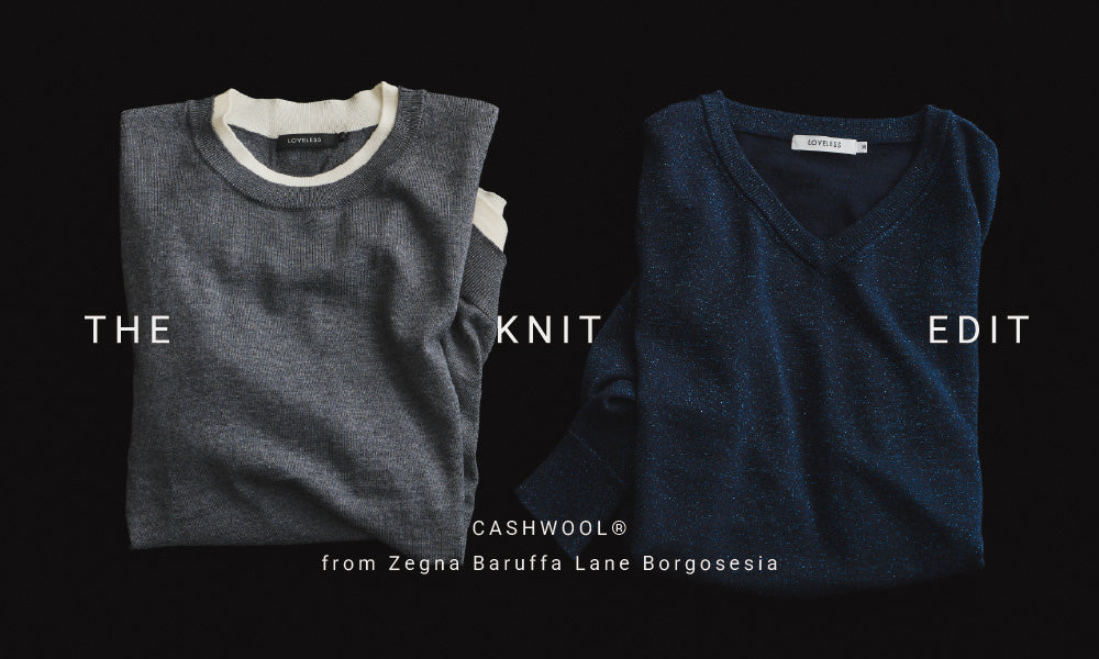 THE KNIT EDIT - CASHWOOL イタリア製ウールの上質ニット