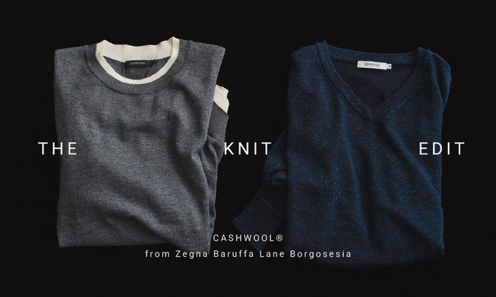 THE KNIT EDIT - CASHWOOL イタリア製ウールの上質ニット