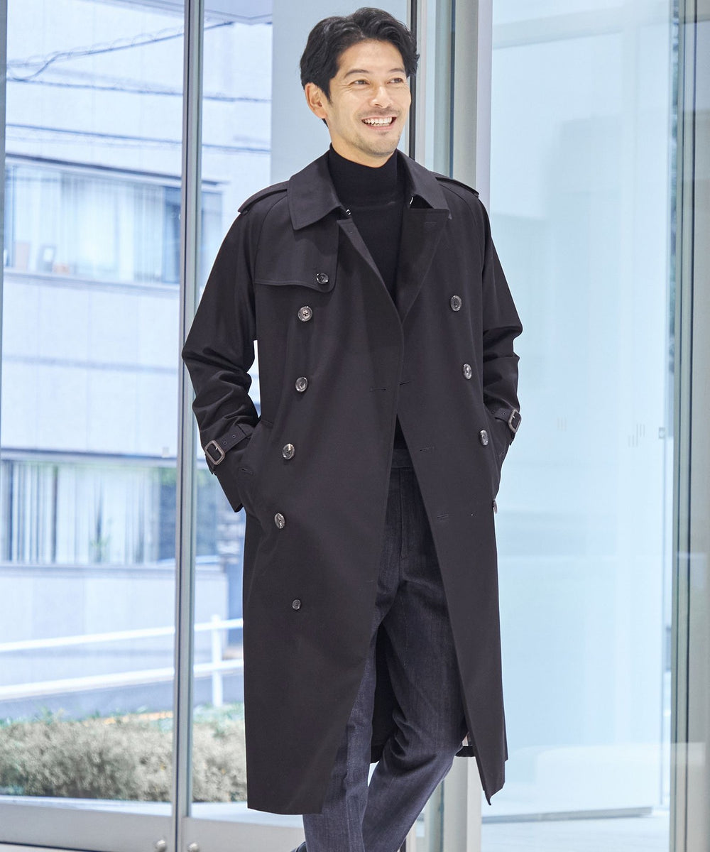 100年コート＞クラシックモデル ダブルトレンチコート(コート