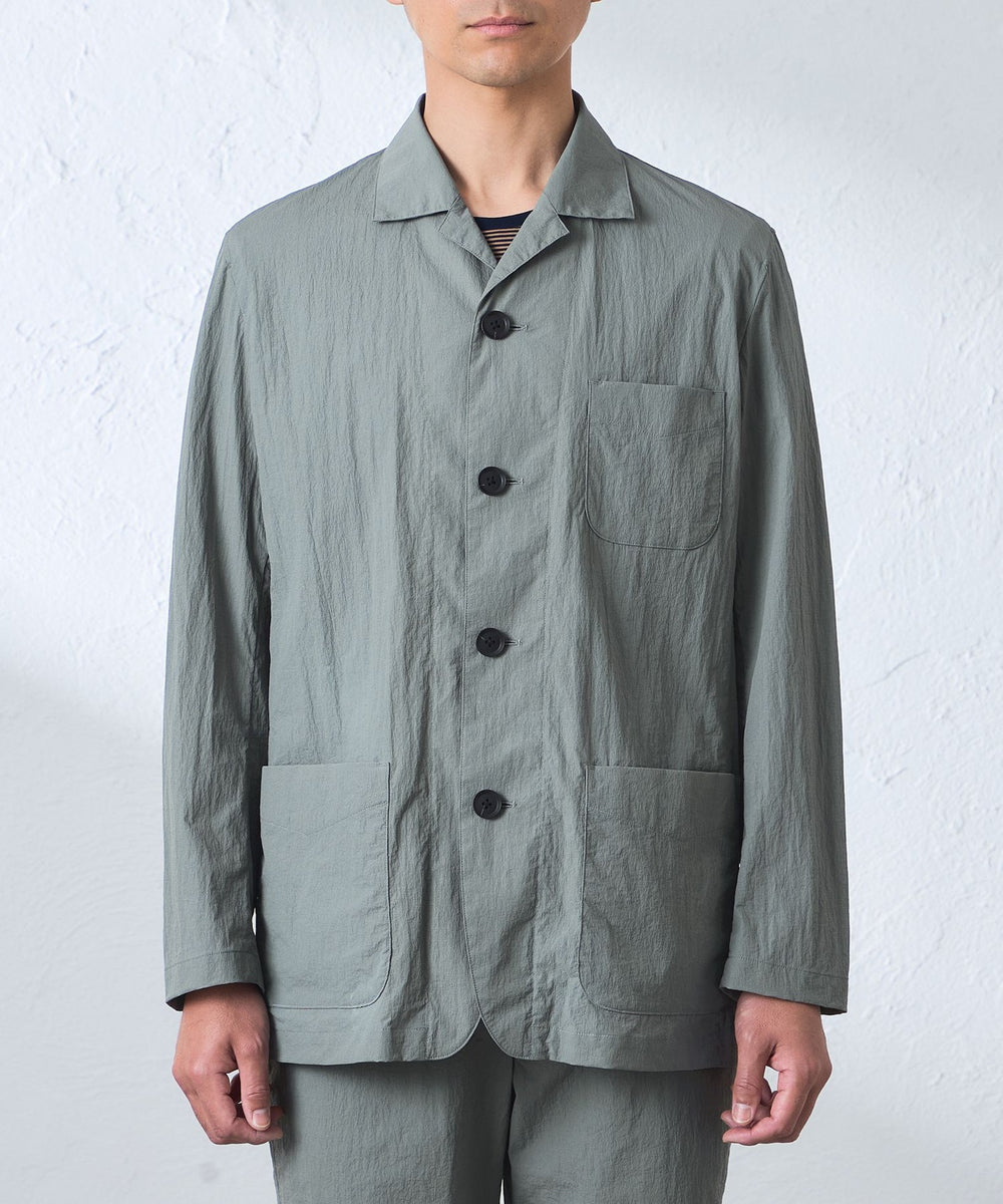 ウォッシャブル】コットンブレンドクリスピーナイロン