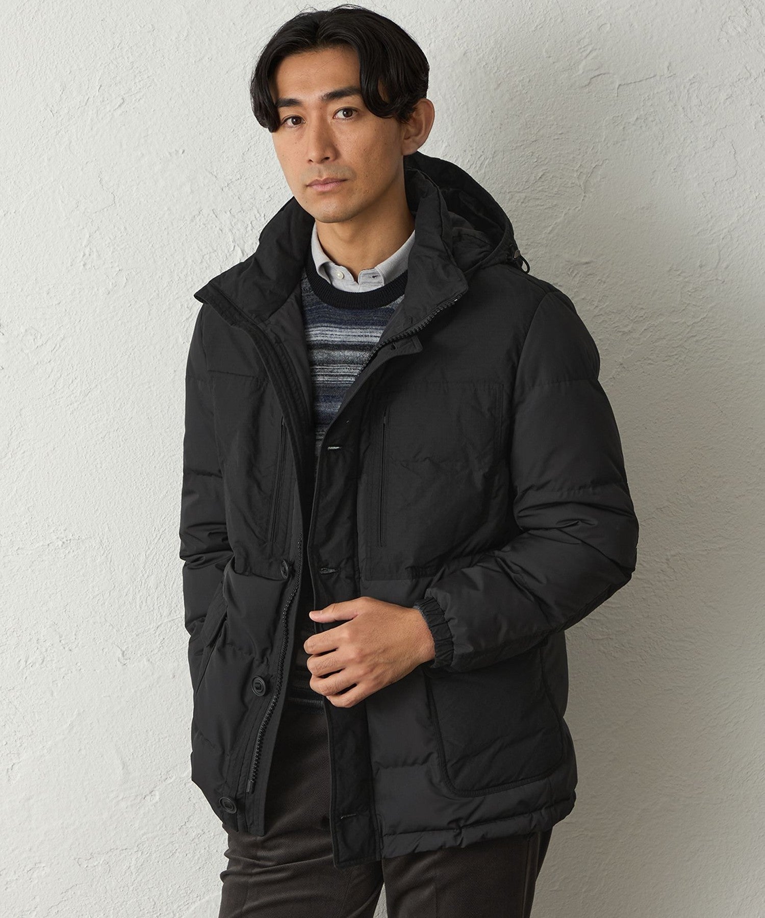 1133-S3F5261509__,09,モデル身長185cm 着用サイズ：L