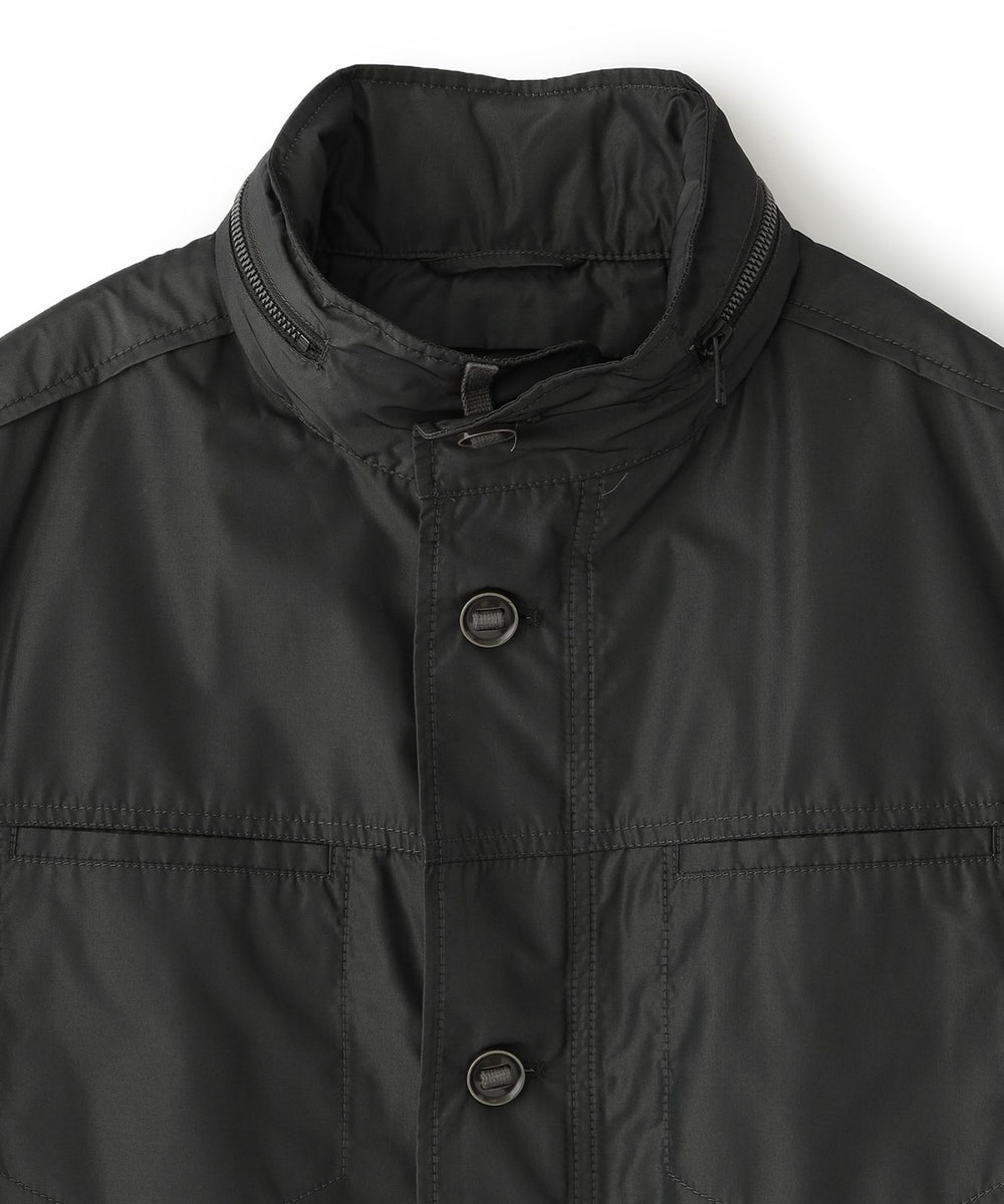 ウォッシャブル】ポリエステルタフタミリタリージャケット(2L・3Lあり