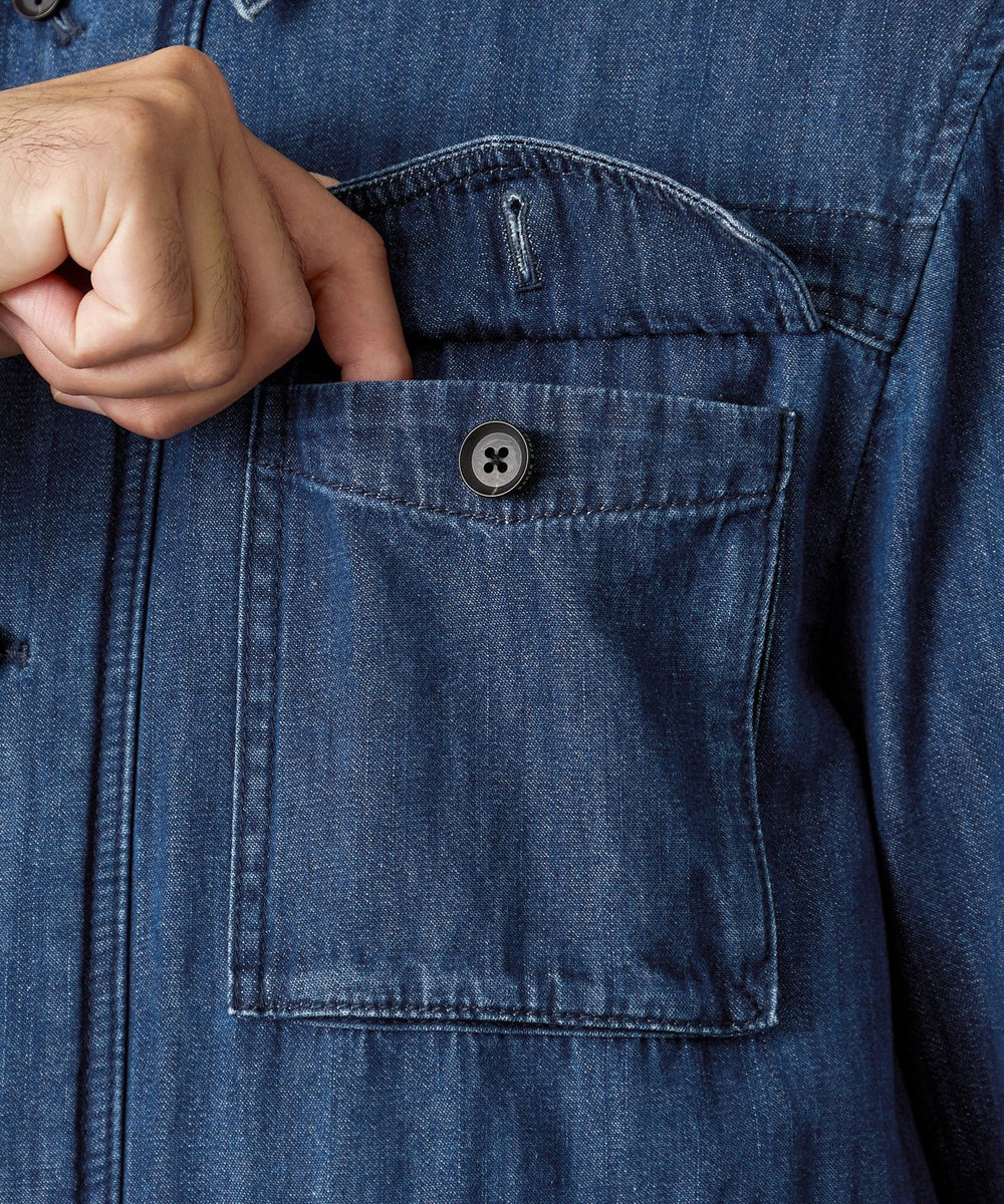 ウォッシャブル】ライトデニムブルゾン(ブルゾン)｜BAKER STREET