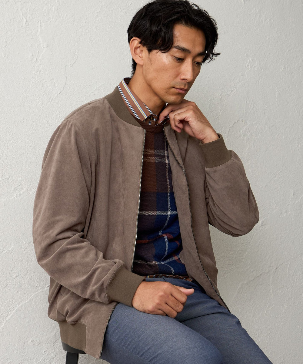 ウルトラスエードボマージャケット(ブルゾン)｜BAKER STREET(ベイカー