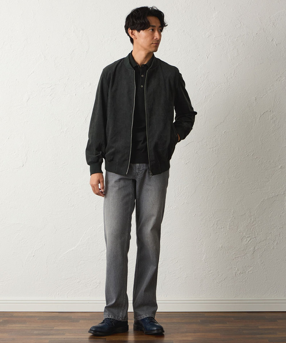 SubUrban 黒 スエード ジャケット ウルトラスエードボマージャケット(ブルゾン)｜BAKER STREET(ベイカー