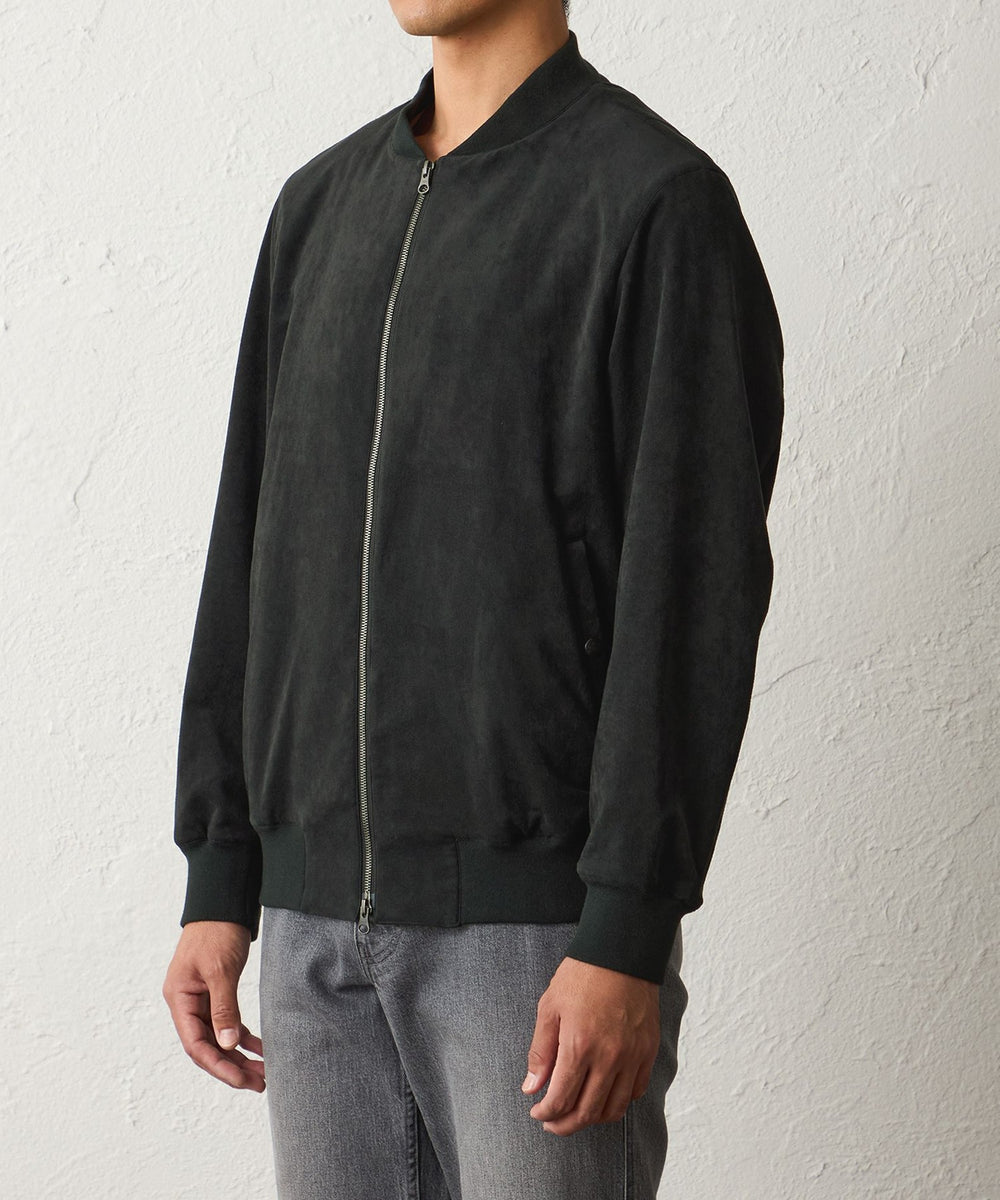 SubUrban 黒 スエード ジャケット ウルトラスエードボマージャケット(ブルゾン)｜BAKER STREET(ベイカー