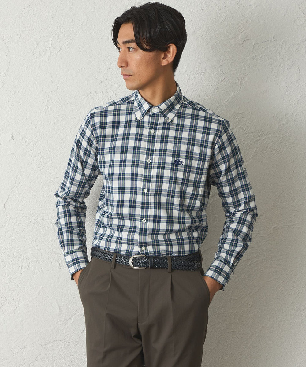 カラーペンチェックシャツ(トップス)｜BAKER STREET(ベイカー