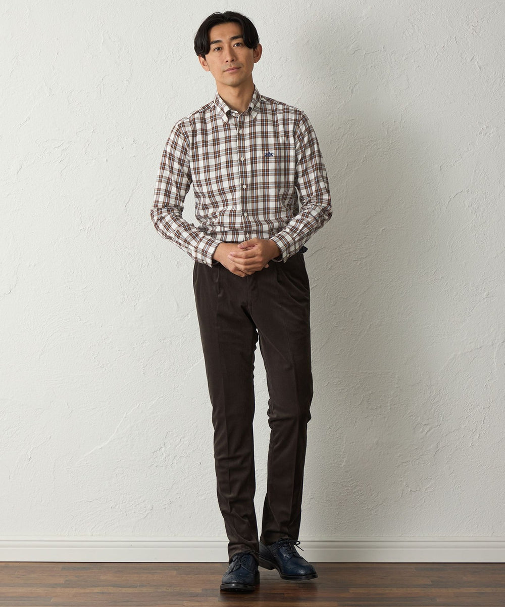 カラーペンチェックシャツ(トップス)｜BAKER STREET(ベイカー