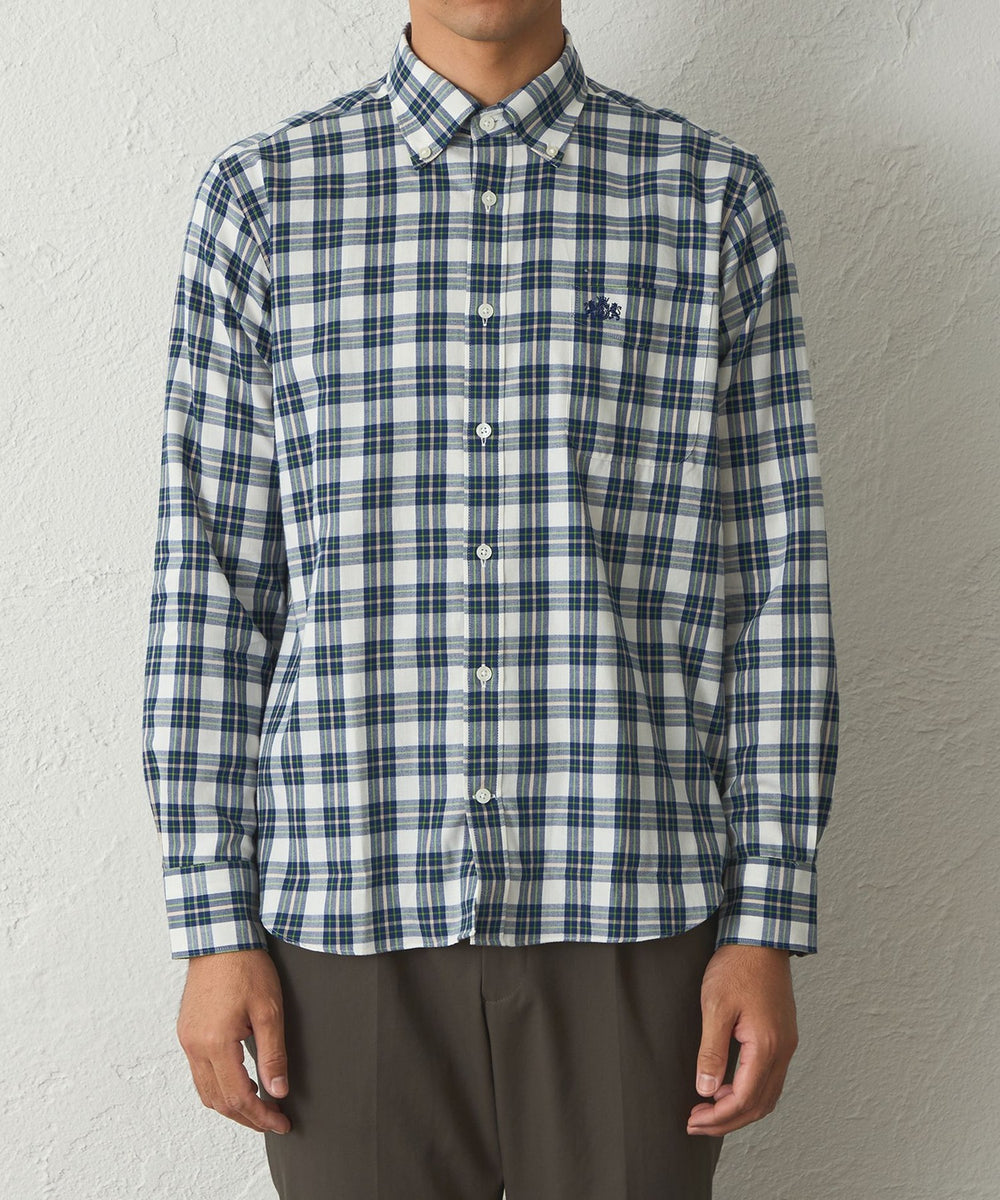 カラーペンチェックシャツ(トップス)｜BAKER STREET(ベイカー