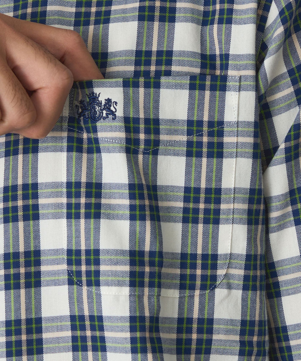 カラーペンチェックシャツ(トップス)｜BAKER STREET(ベイカー