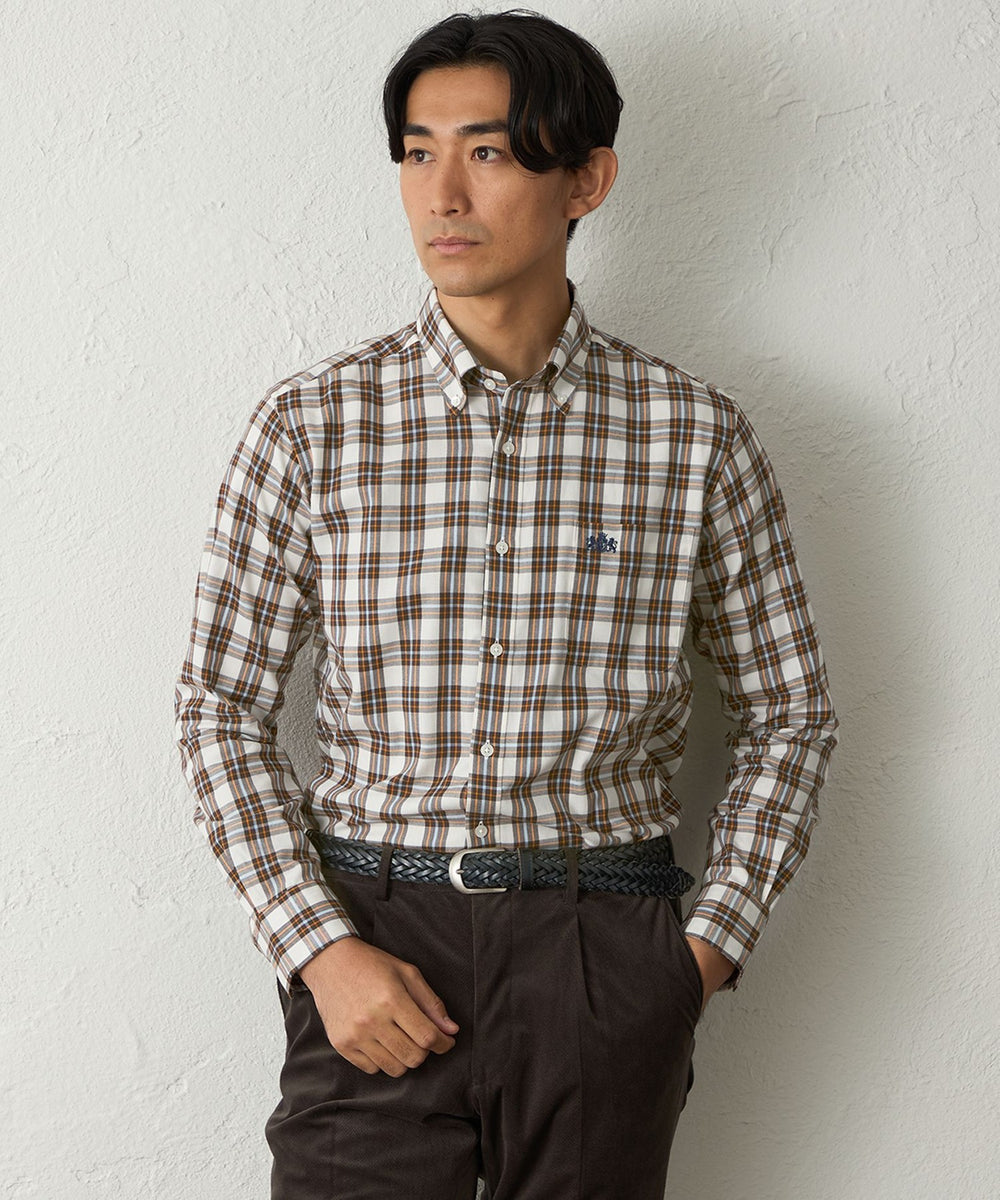 チェックシャツ2016SS シャツ メンズ チェック ネルシャツ 綿100％ チェック柄 レギュラー