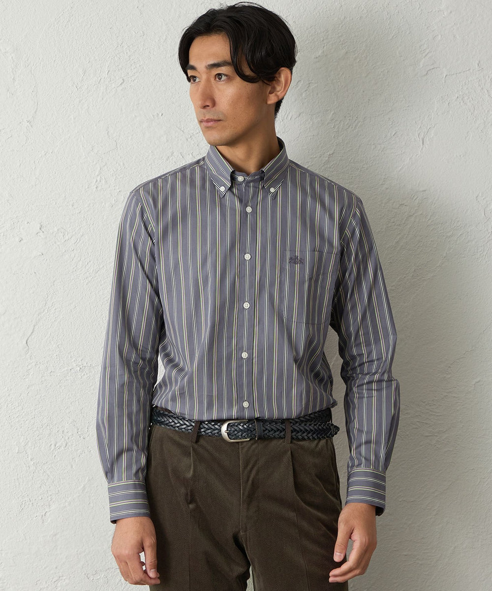 マルチストライプシャツ(2L・3Lあり)(トップス)｜BAKER STREET