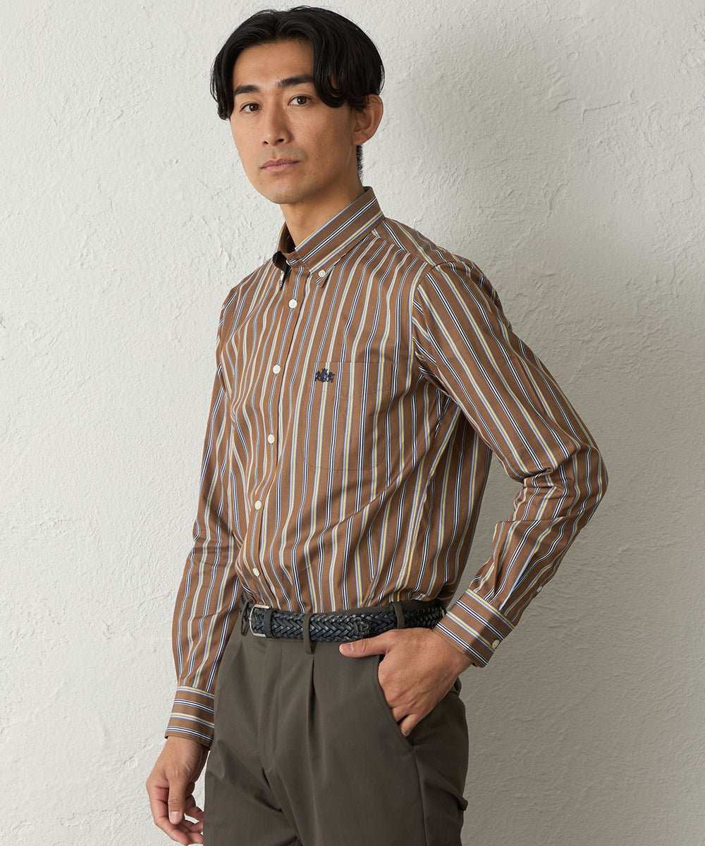 マルチストライプシャツ(2L・3Lあり)(トップス)｜BAKER STREET