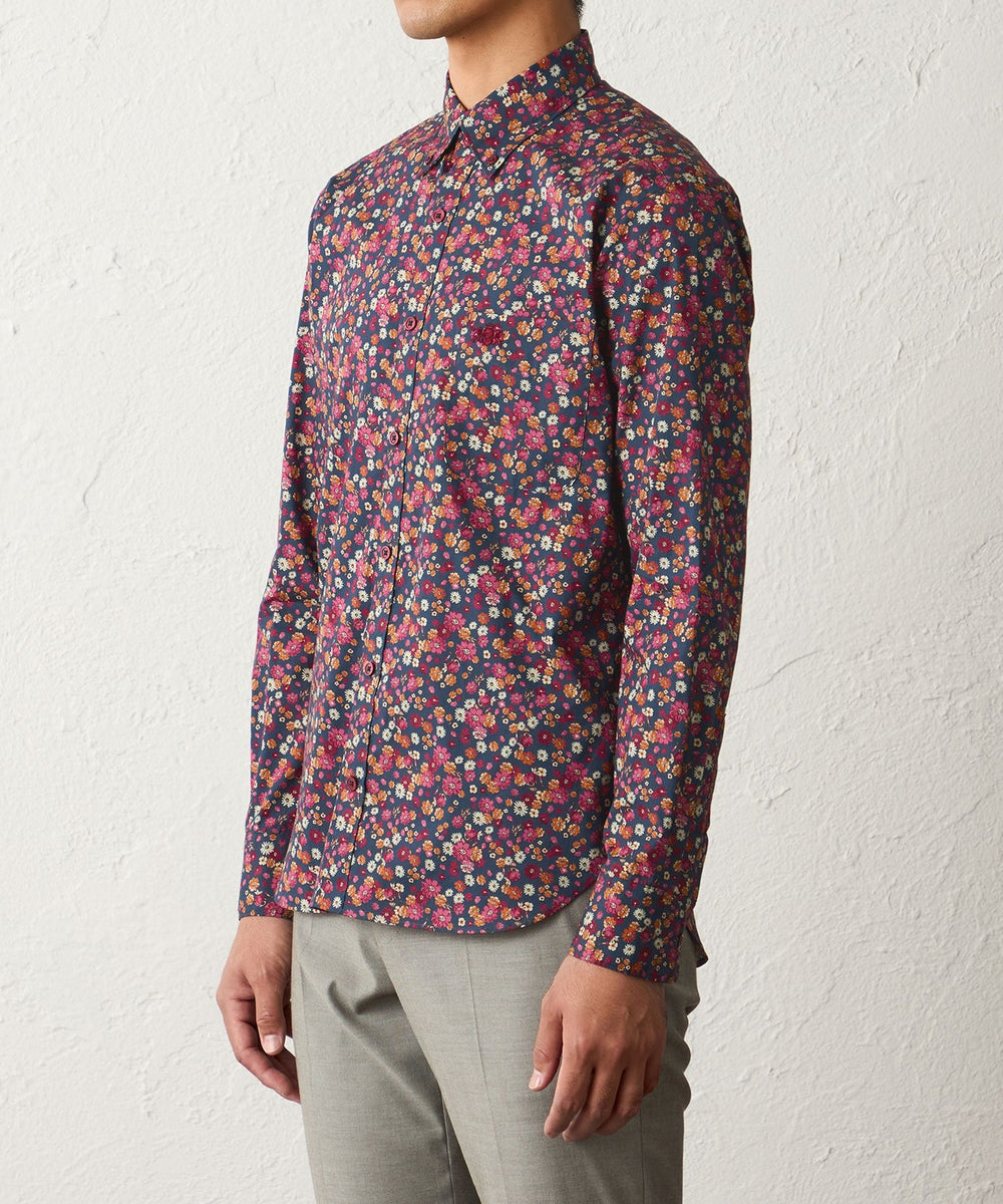 フラワープリントシャツ(2L・3Lあり)(トップス)｜BAKER STREET