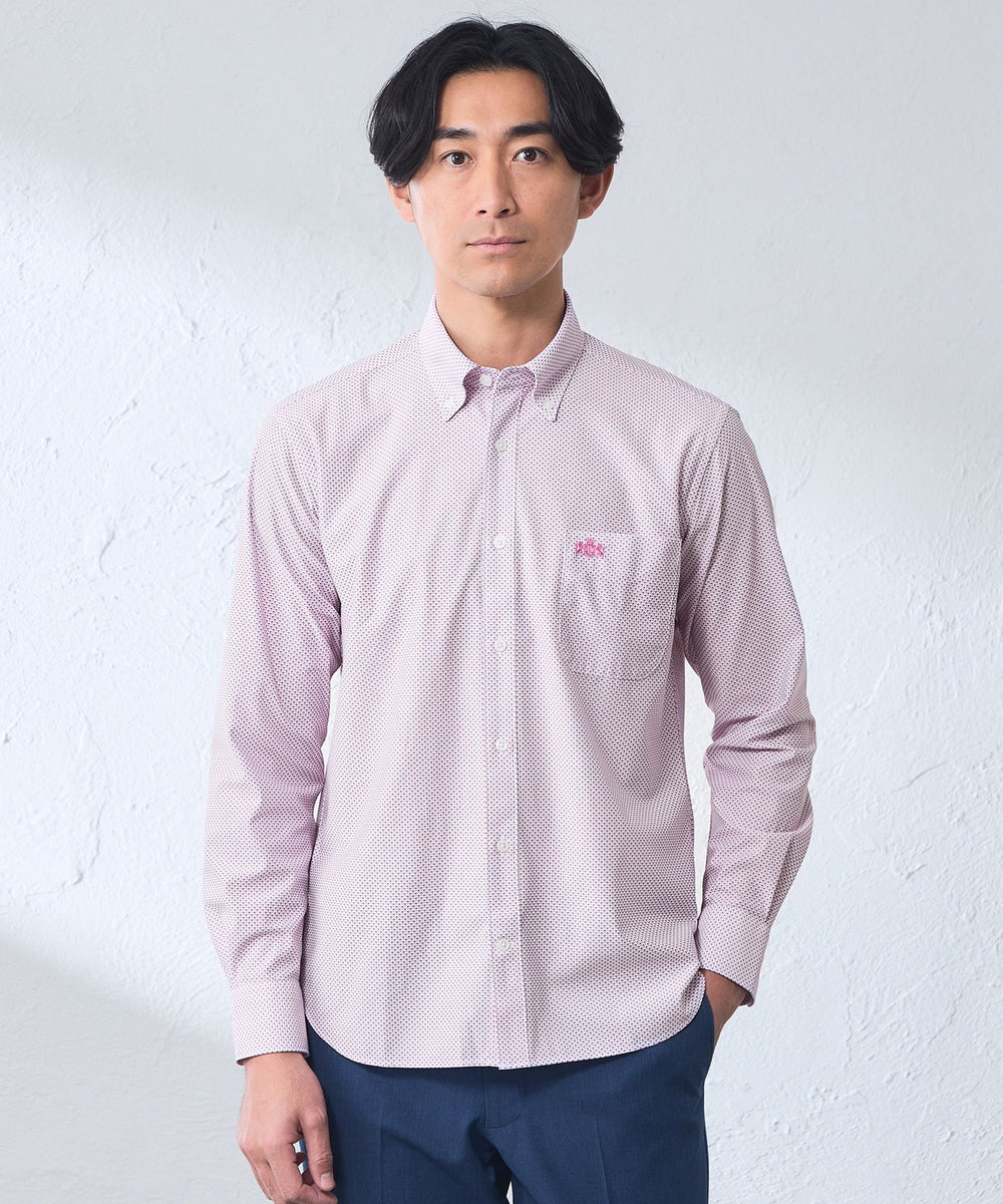 BEYONTECH(R) 小紋プリントジャージーシャツ(トップス)｜BAKER STREET