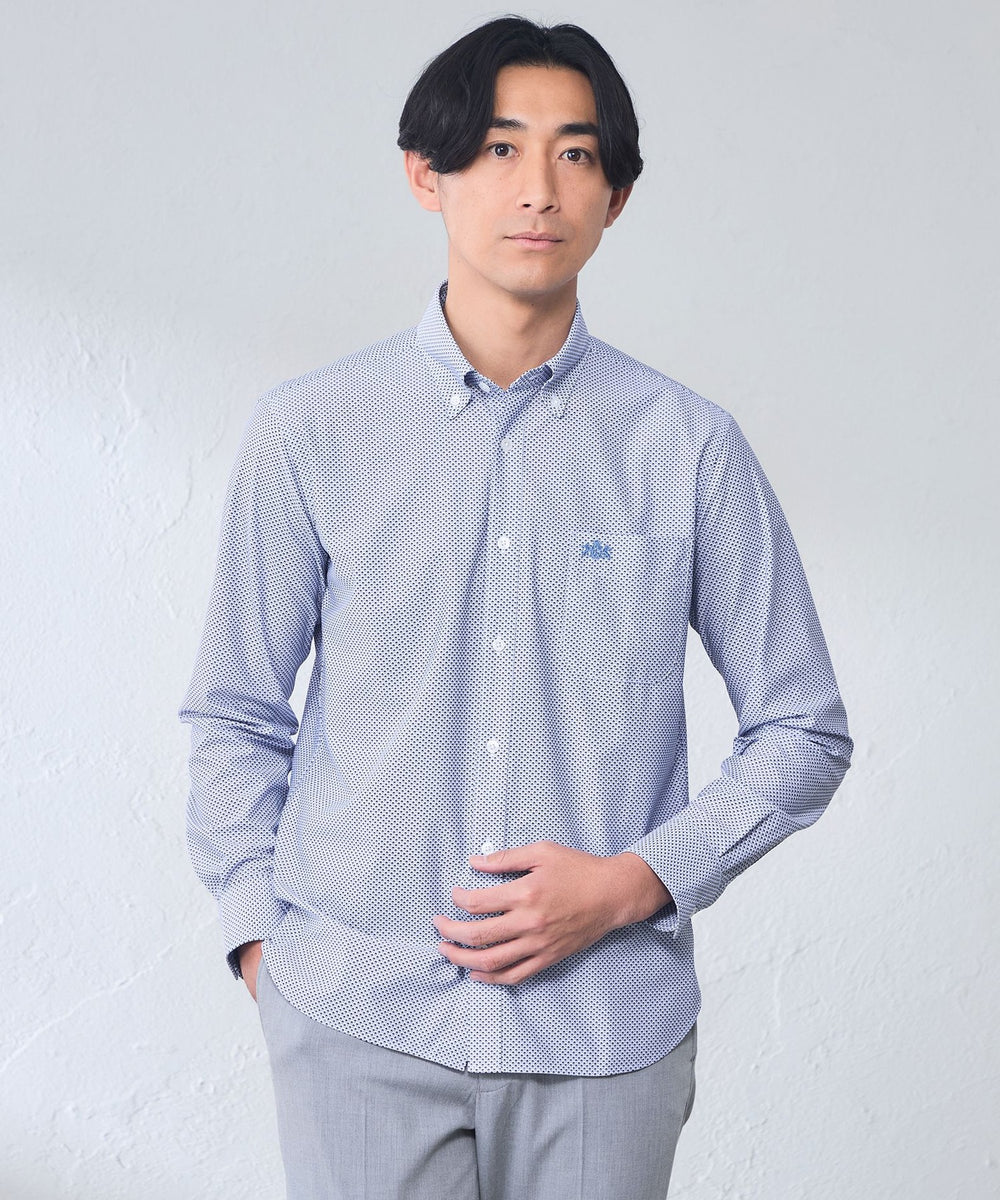 BEYONTECH(R) 小紋プリントジャージーシャツ(トップス)｜BAKER STREET