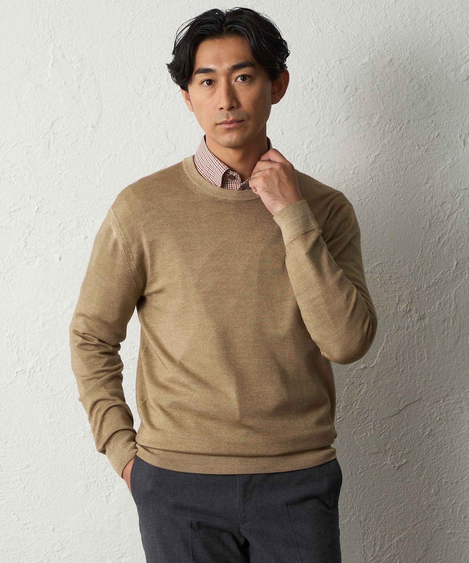 1133-S3N0160244__,44,モデル身長185cm 着用サイズ：L