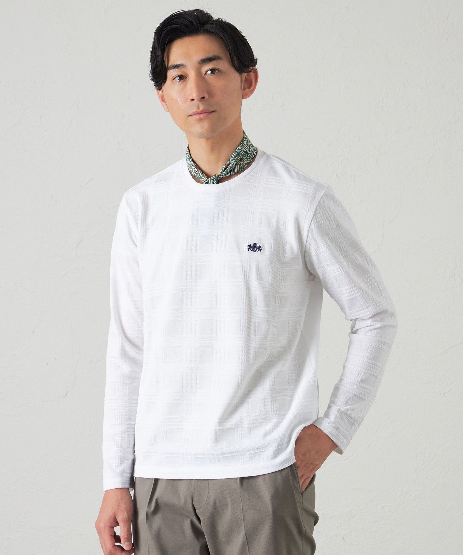 1133-S3P4050201__,01,モデル身長185cm 着用サイズ：L