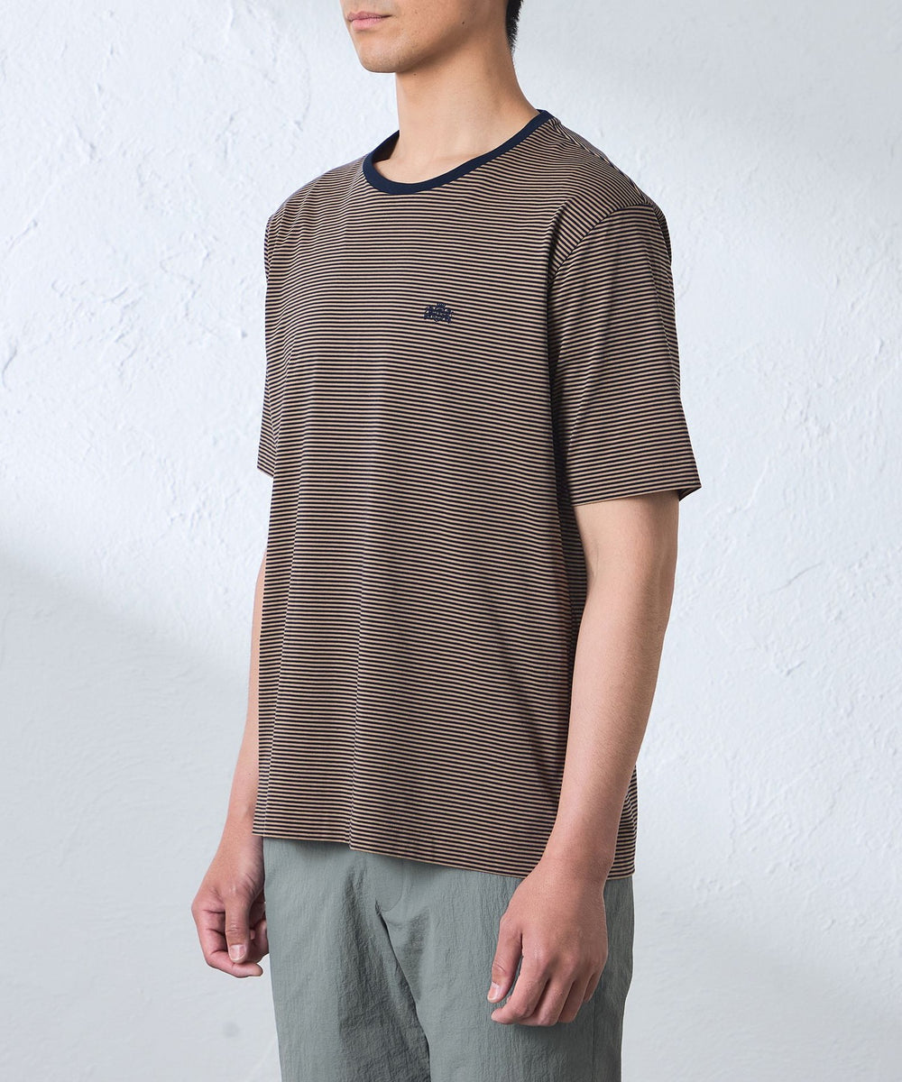 マイクロボーダーTシャツ(トップス)｜BAKER STREET(ベイカー
