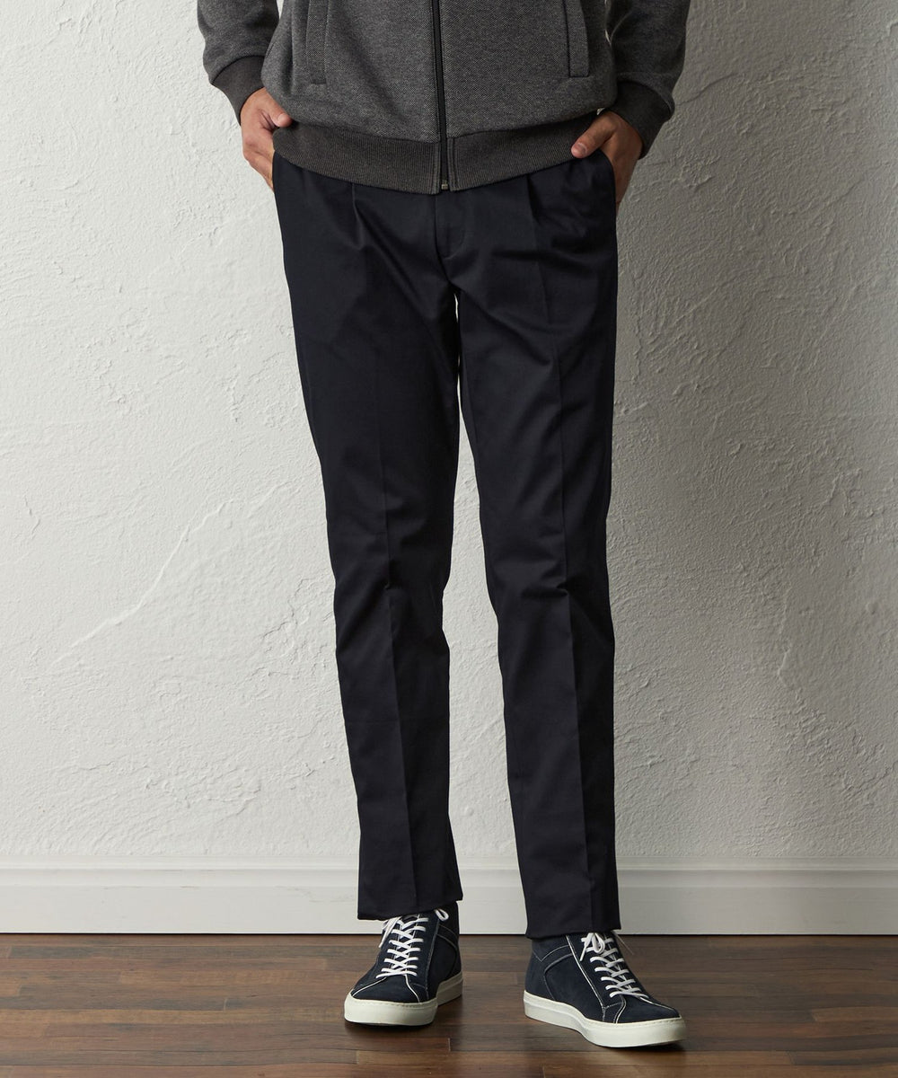 ウォッシャブル】【Adjustable Fit】コットンチノパンツ(パンツ