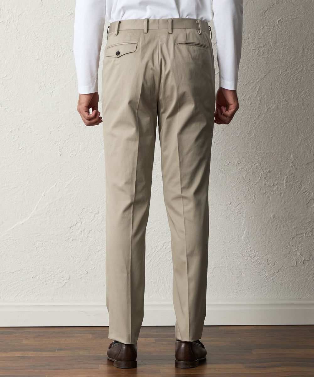 ウォッシャブル】【Adjustable Fit】コットンチノパンツ(パンツ