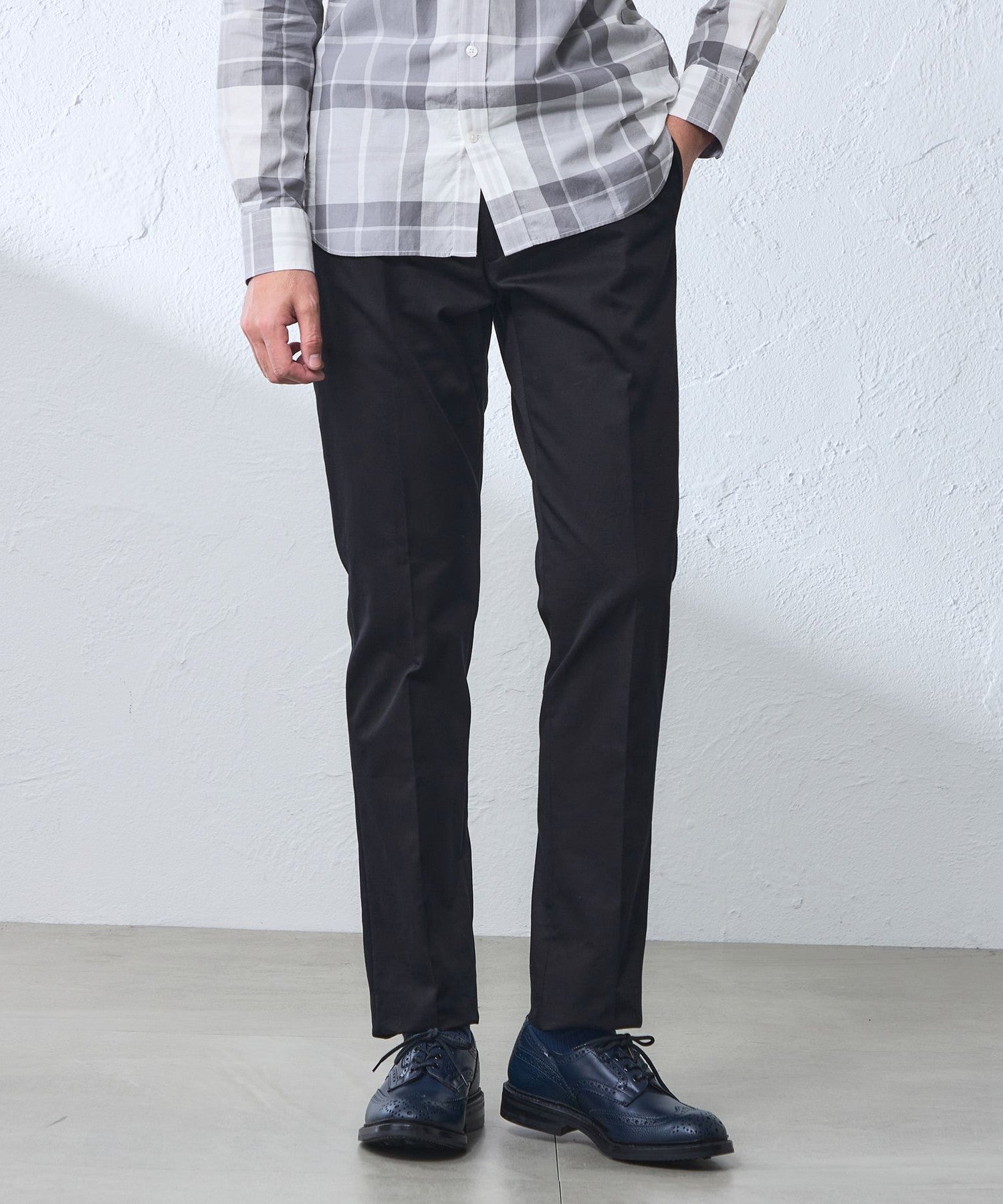 ウォッシャブル】【Adjustable Fit】プレミアムコットンチノトラウザー