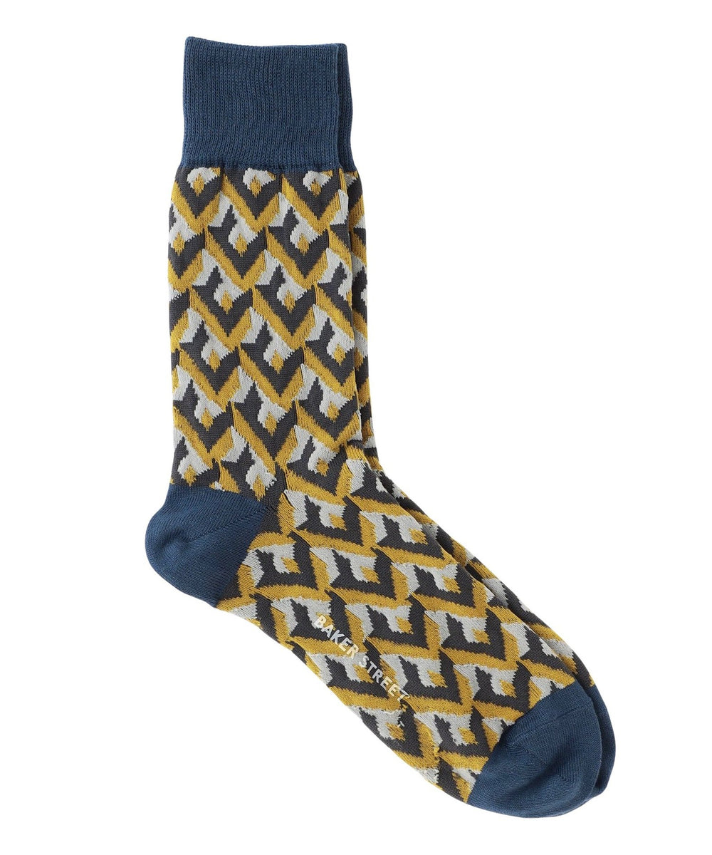 ジオメトリック・ソックス(その他)｜BAKER STREET(ベイカー