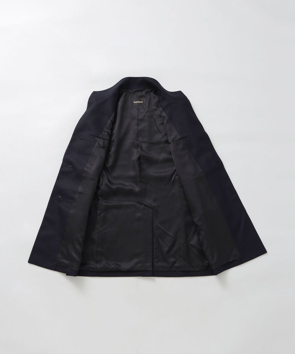 HOUSTON】カシミヤ混スタンドカラーコート(コート)｜Paul Stuart