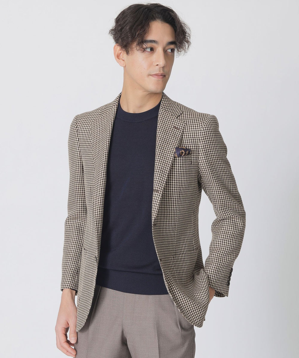 ウールリネン千鳥柄ジャケット(ジャケット)｜Paul Stuart(ポール