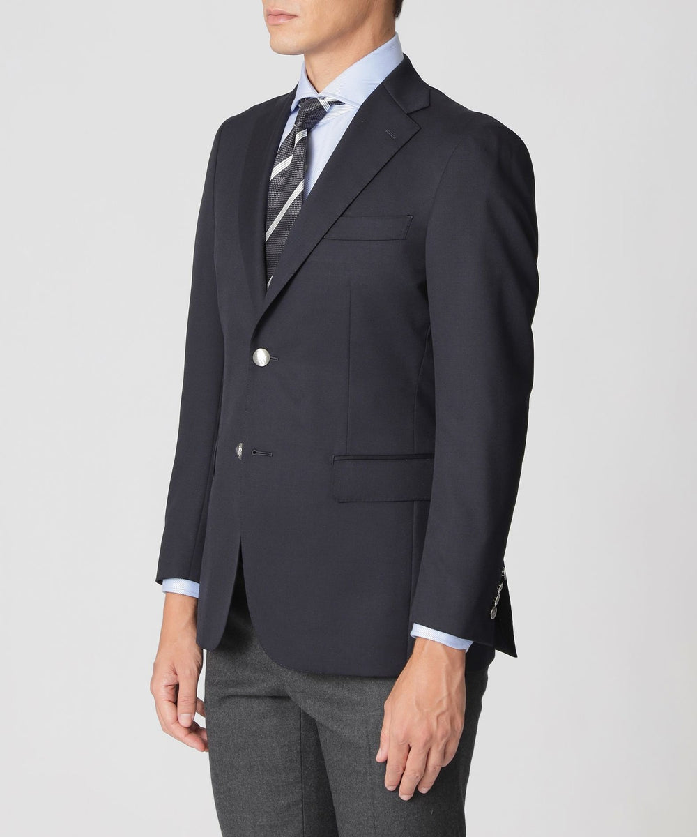 【新品 タグ付き】Paul Stuart ジャケット 紺ブレ 背抜き エンブレム 新品 タグ付き】Paul Stuart ジャケット 紺ブレ 背抜き エンブレム