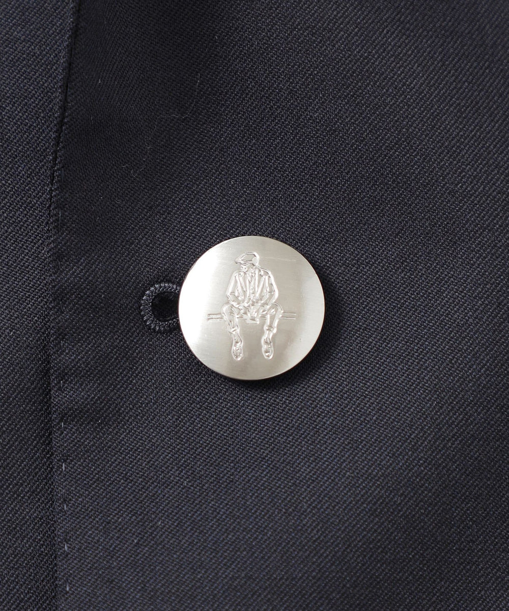 QUITESSENTIAL】2/1ツイル シングル2ボタンブレザー(ジャケット)｜Paul