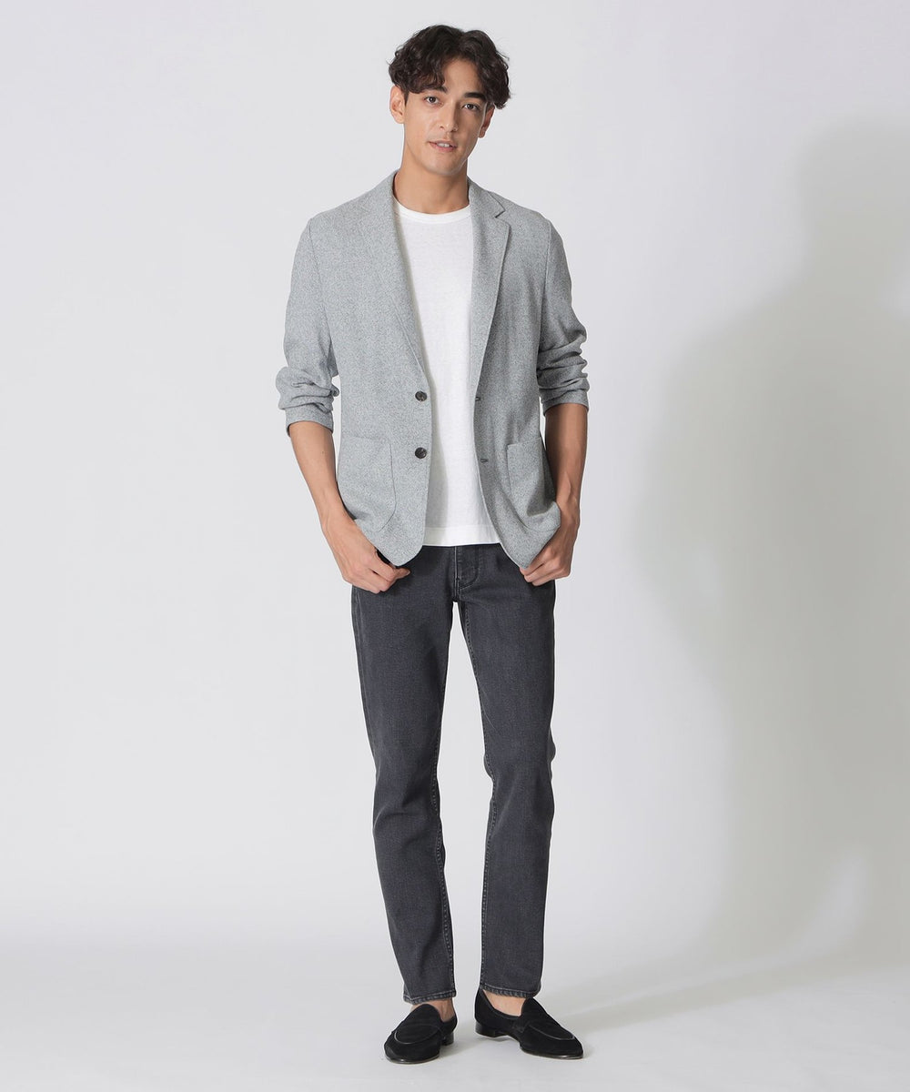 Paul Stuartポールスチュアート リネン ニットジャケットMグレー Paul Stuartポールスチュアート リネン ニットジャケットMグレー 青山