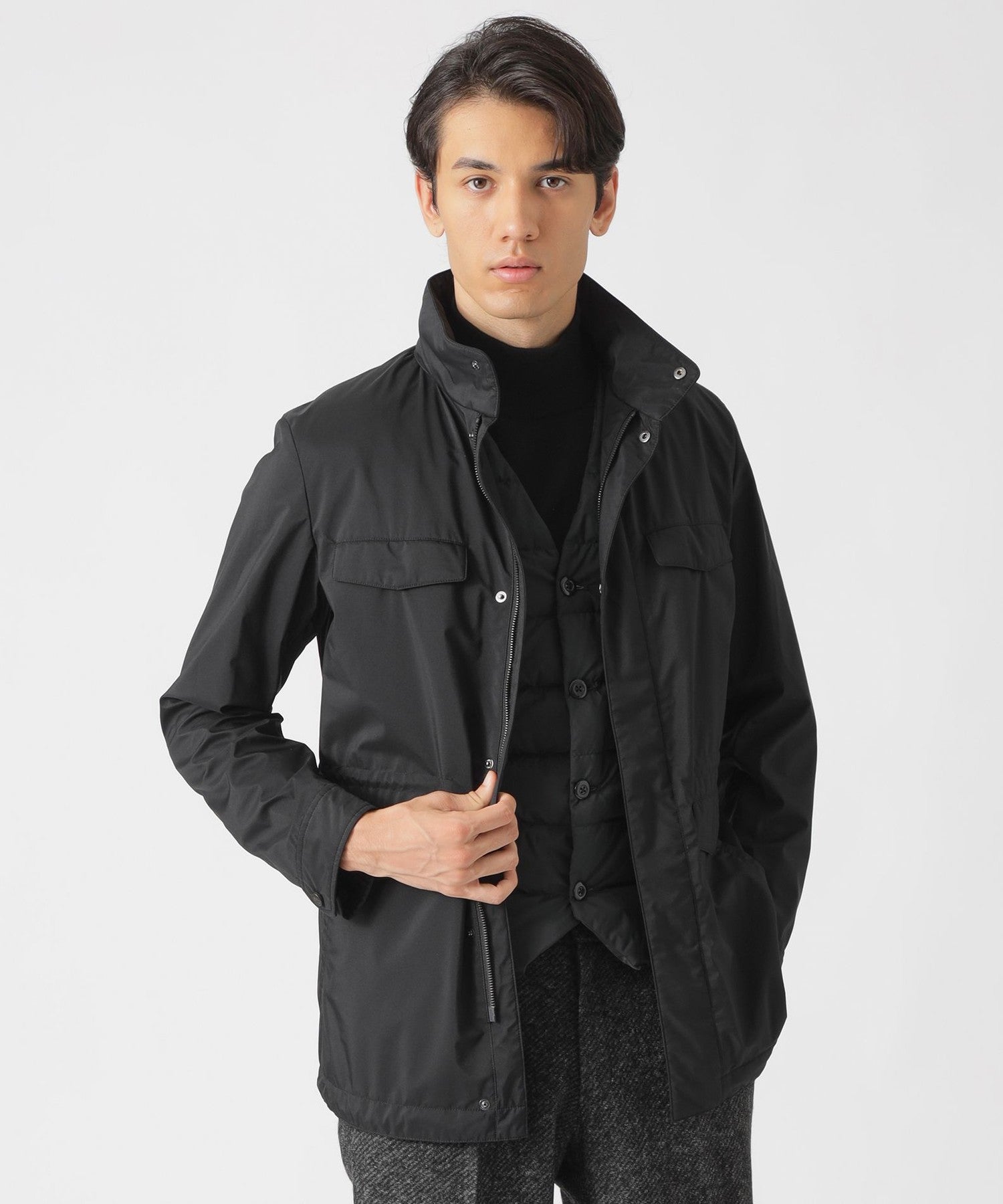 文京 はっ水/透湿性/防風】M-65 3wayブルゾン(ブルゾン)｜Paul Stuart