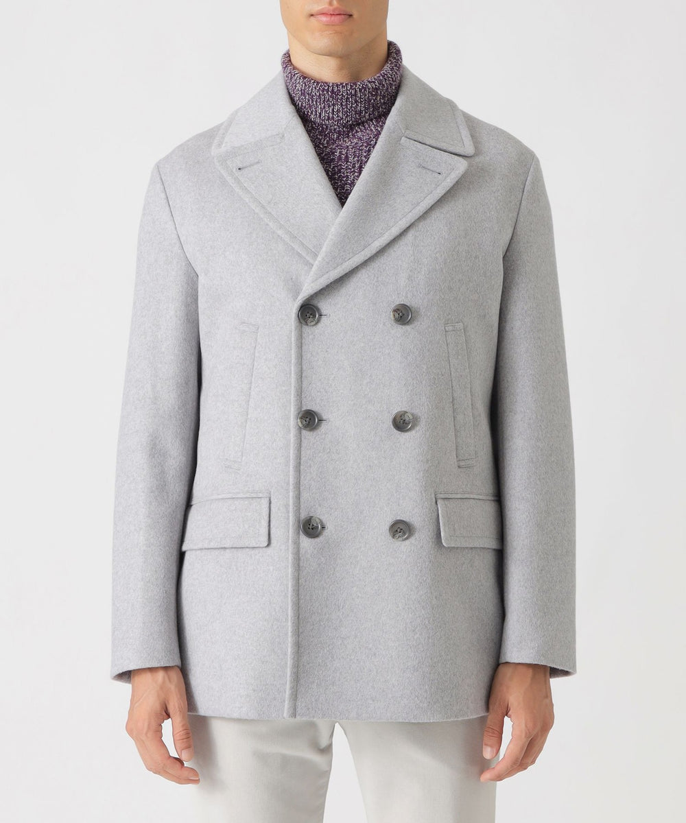 ポールスチュアートPaul Stuartカシミヤ100%リバーコートオフホワイト ポールスチュアートPaul Stuartカシミヤ100%リバーコートオフホワイト