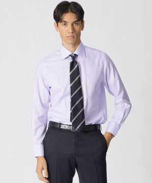 シャドウパケ柄 セミワイドカラードレスシャツ(トップス)｜Paul Stuart