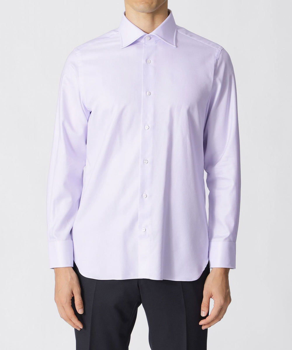 シャドウパケ柄 セミワイドカラードレスシャツ(トップス)｜Paul Stuart