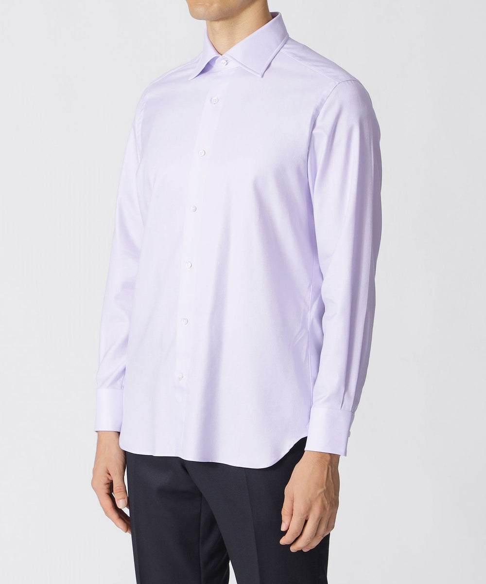 シャドウパケ柄 セミワイドカラードレスシャツ(トップス)｜Paul Stuart