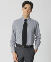 【じゅん様オーダー専用】 アルマンド シルバー ブルータイガーストライプ STUART'S TRAVELER】ストライプ柄プリントジャージシャツ(トップス