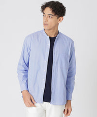 ハケメバンドカラーシャツ(トップス)｜Paul Stuart(ポール